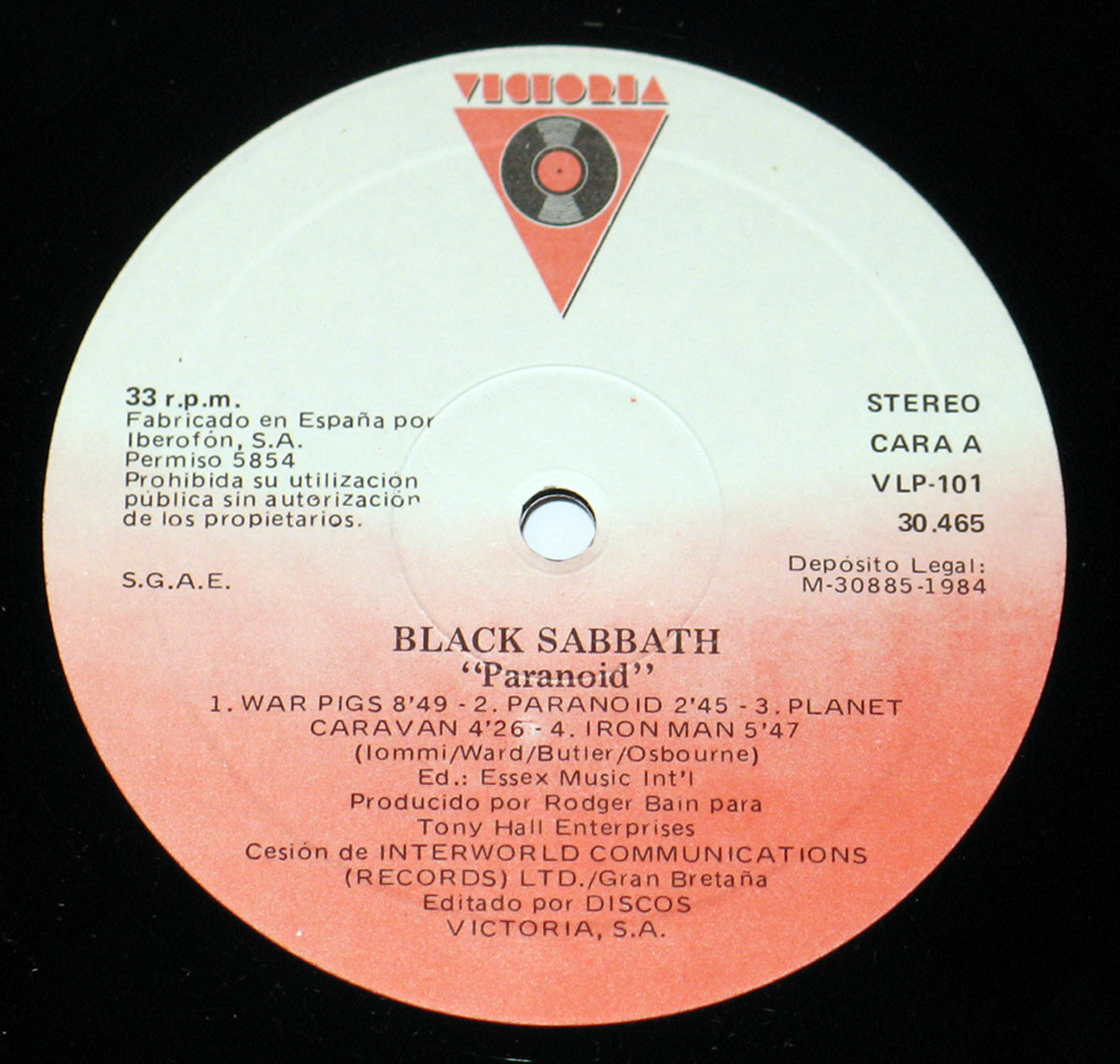 High Resolution Photo black sabbath collection vol 1 spain 